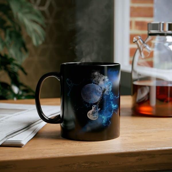 Cosmic Guitar Coffee Mug - Image 2
