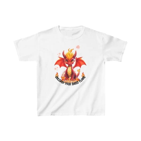 Whimsical Dragon Kids Tee - Image 3