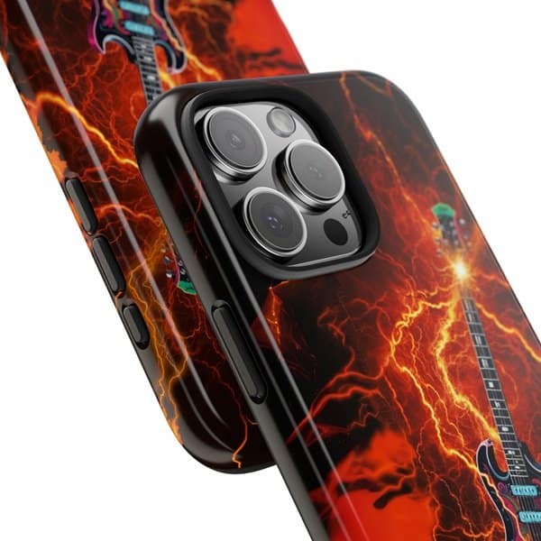 Electric Guitar Phone Case iPhone 16 Close-up