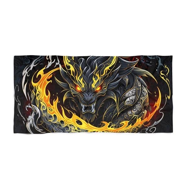 Fierce Panther Beach Towel - Image 2