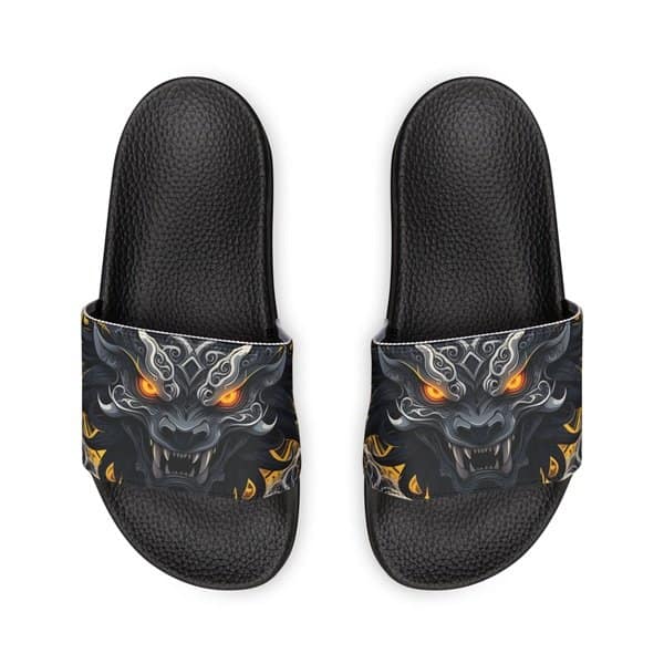 Fierce Panther Deco Slides black sole