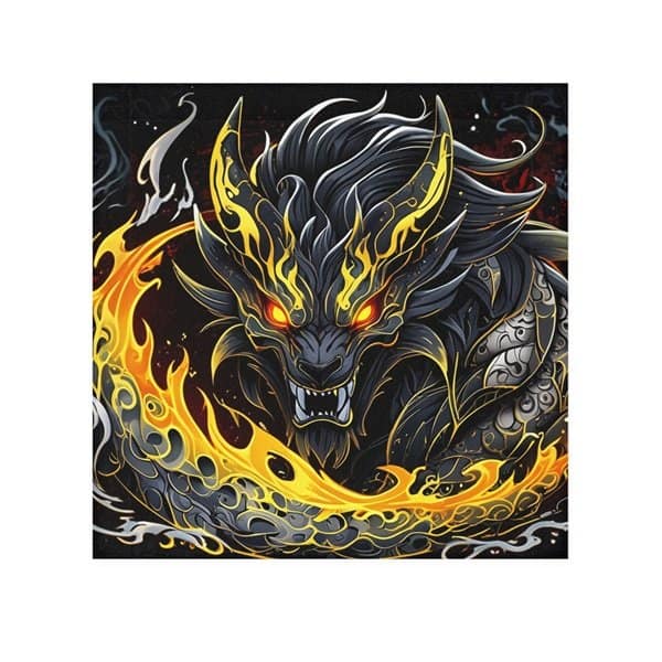 Fierce Panther Face Towel