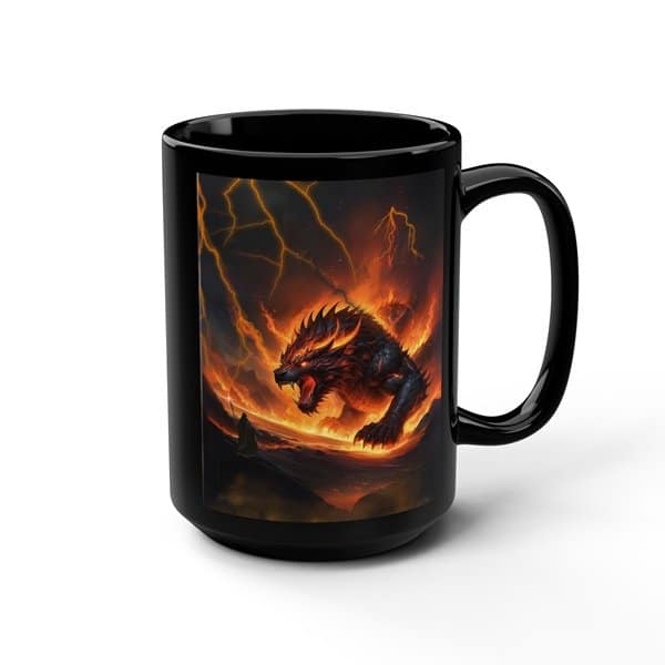 Fiery Dragon III Coffee Mug