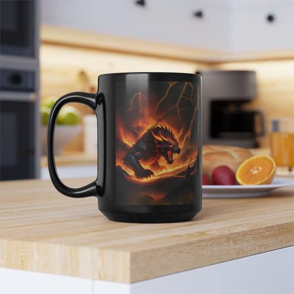 Fiery Dragon III Coffee Mug
