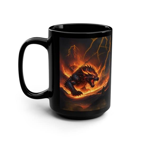 Fiery Dragon III Coffee Mug - Image 4