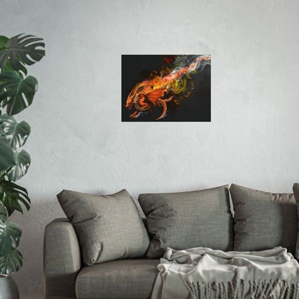 Fire Dragon Poster