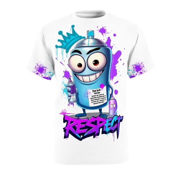 Graffiti Respect White T-Shirt