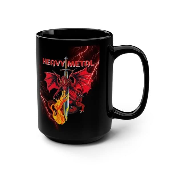 Heavy Metal Dragon Coffee Mug