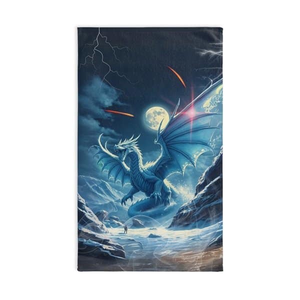 Ice Dragon Hand Towel