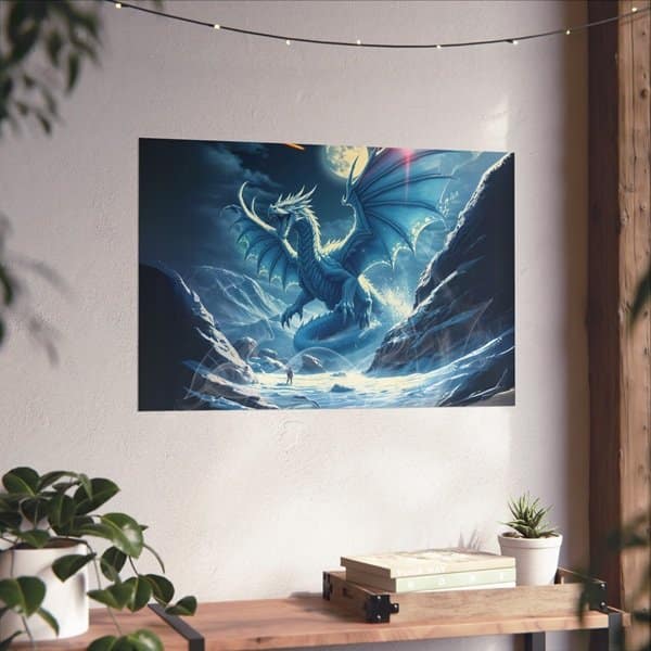 Ice Dragon Poster