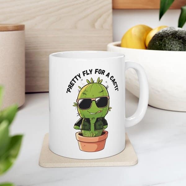 Pretty Fly for a Cacti Coffee Mug