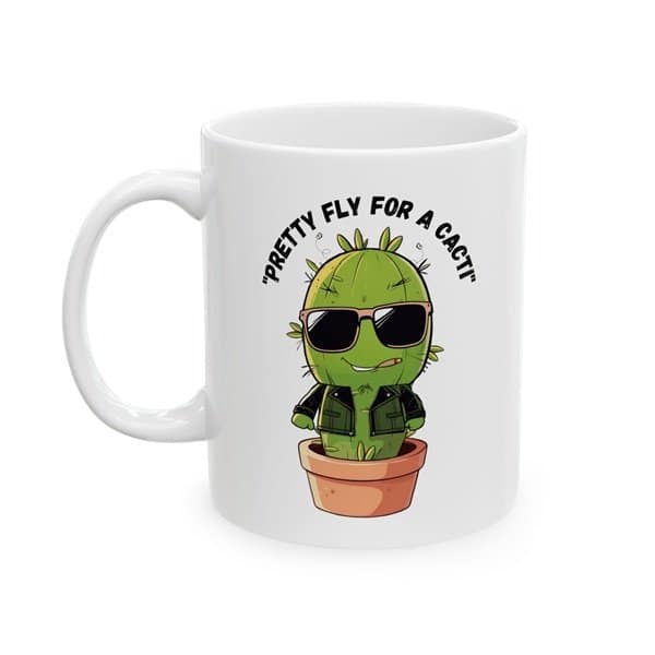 Pretty Fly for a Cacti Coffee Mug - Image 5
