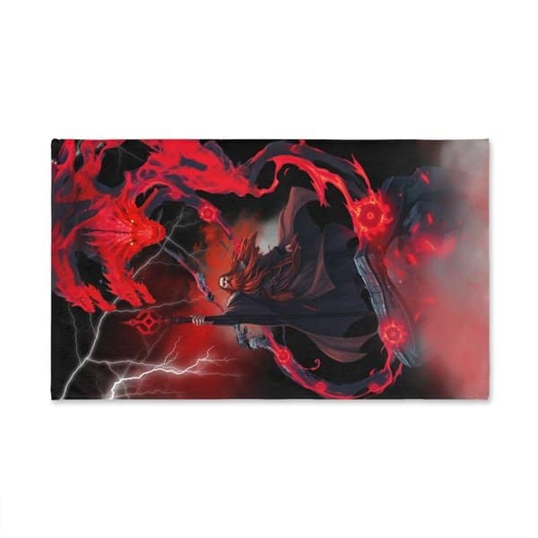 Red Dragon Wizard Hand Towel - Image 4