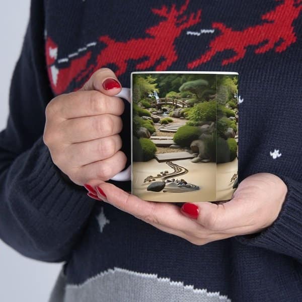 Serene Garden Coffee Mug - Image 3