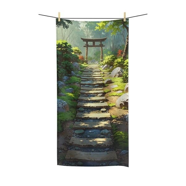 Serene Garden Bath Towel