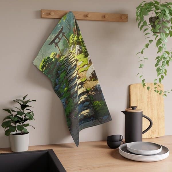 Serene Garden Hand Towel - Image 3