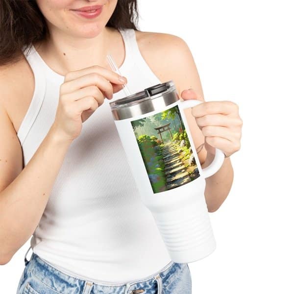 Serene Garden Travel Mug