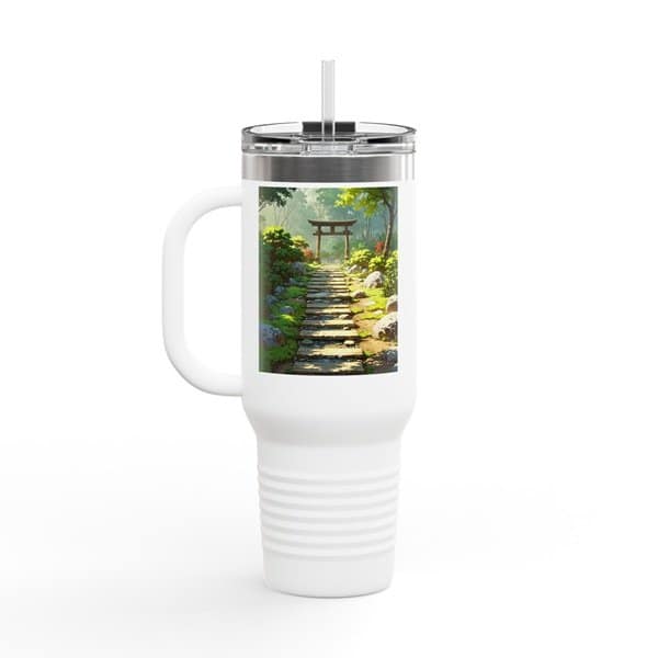 Serene Garden Travel Mug Right