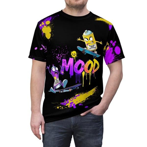Skateboard Mood T-shirt Close-up 2
