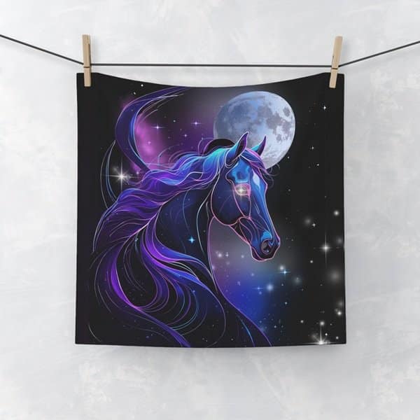 Spirit Animal Horse Face Towel