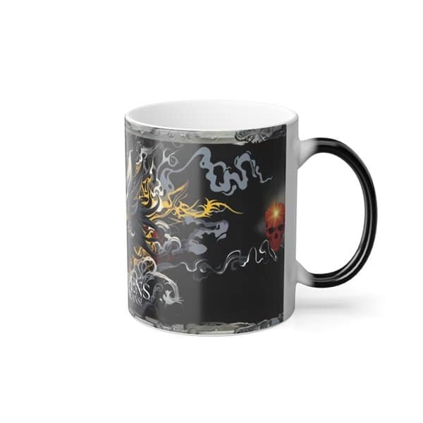 Tribal Dragon Color Morphing Mug - Image 5
