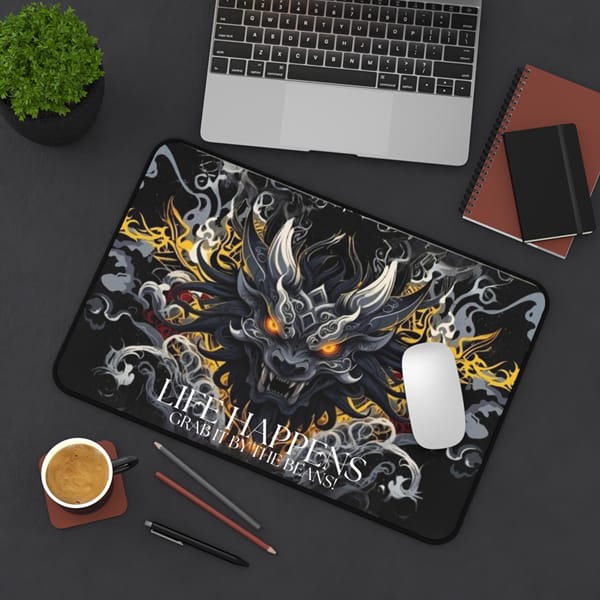 Tribal Dragon Mouse Pad