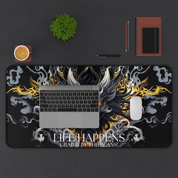Tribal Dragon Desk Mat - Image 3