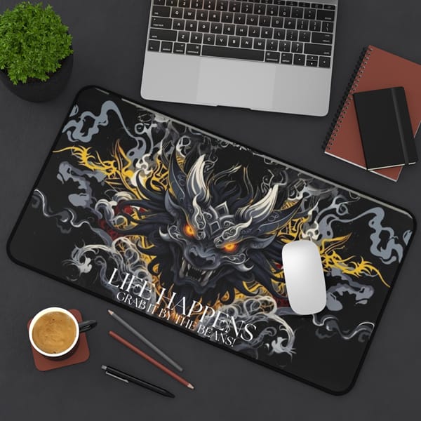 Tribal Dragon Desk Mat