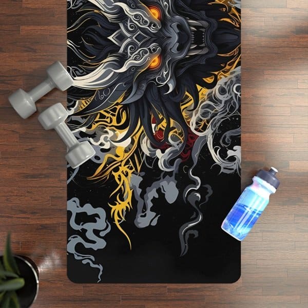 Tribal Dragon Yoga Mat