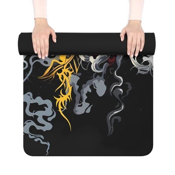 Tribal Dragon Yoga Mat - Image 3