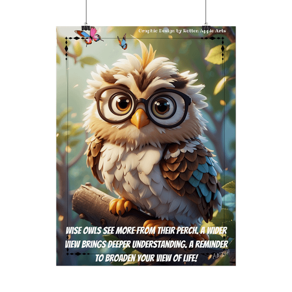 Wise Owl Poster
