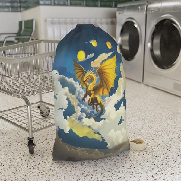 Yellow Dragon Laundry Bag