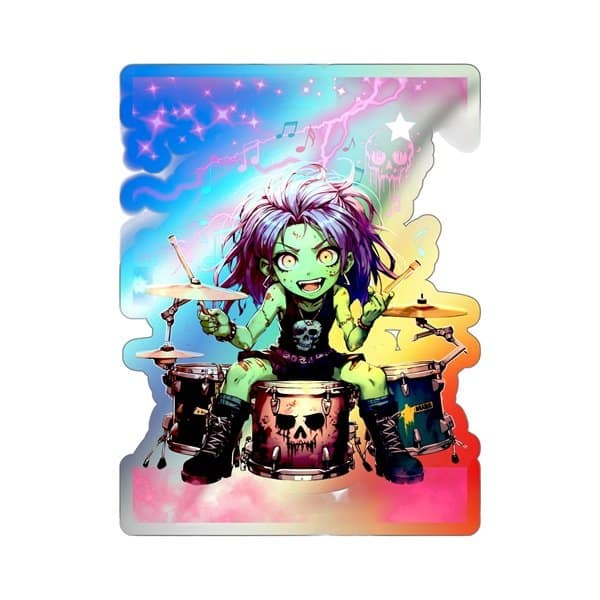 Zombees Ellie Cortez Holo Sticker Front