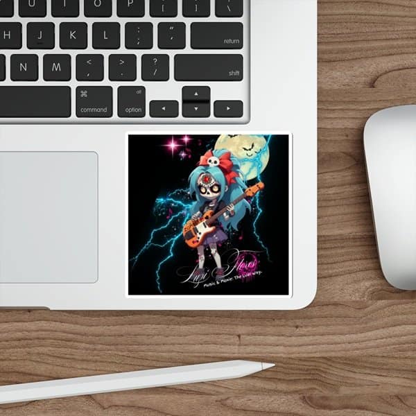 Zombees Luzi Flores Sticker Square