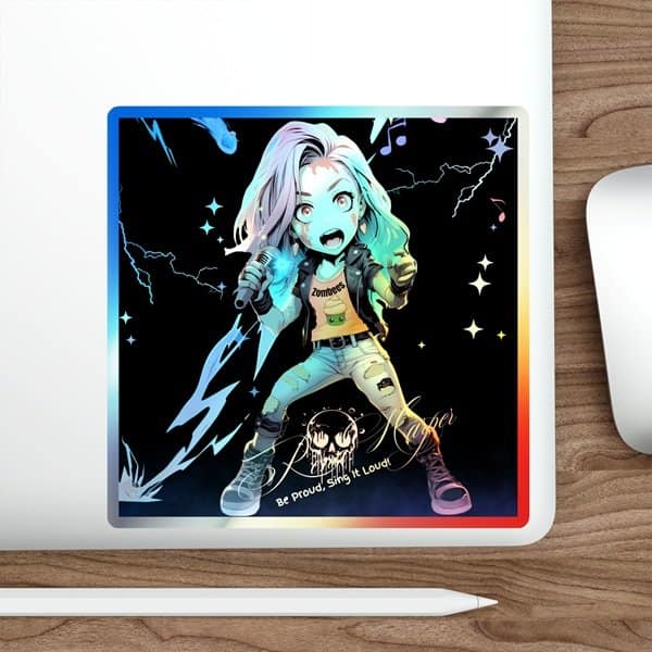 Zombees Rena Harper Holo Sticker 6x6