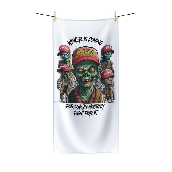 Winter is Coming white Bath Towel