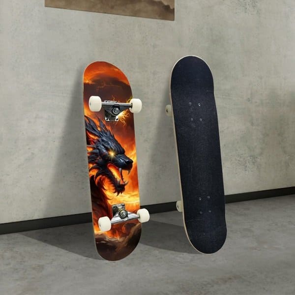 Fiery Dragon I Skateboard