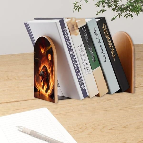 Fiery Dragon II Bookends