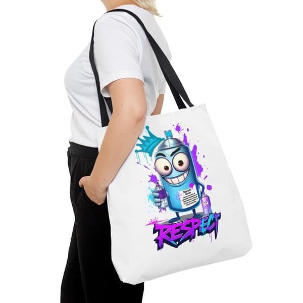 Graffiti Respect Tote Bag