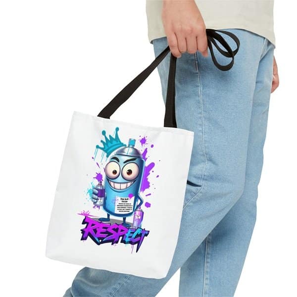 Graffiti Respect Tote Bag