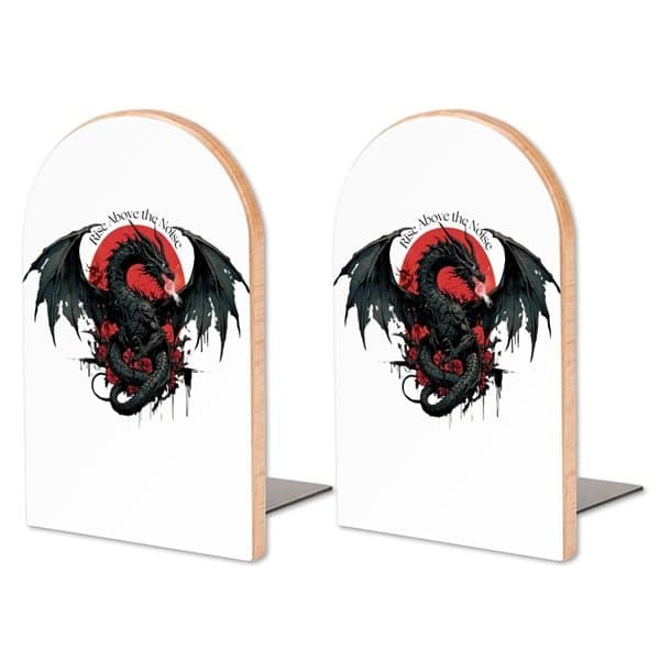 Shadow Dragon Bookends