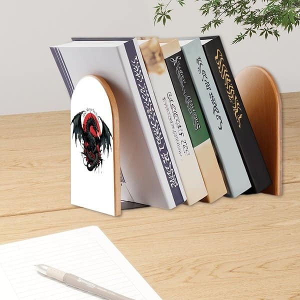 Shadow Dragon Bookends