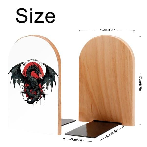 Shadow Dragon Bookends