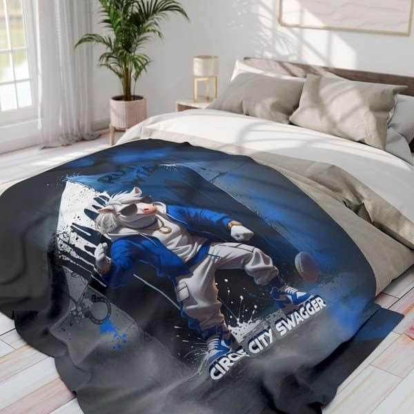 Circle City Swagger Fleece Blanket