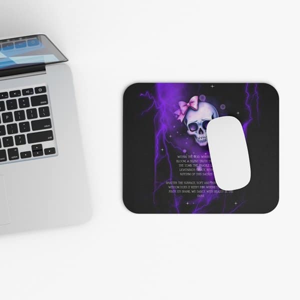 A Silent Truth Mouse Pad Context Laptop, 9_ × 8_