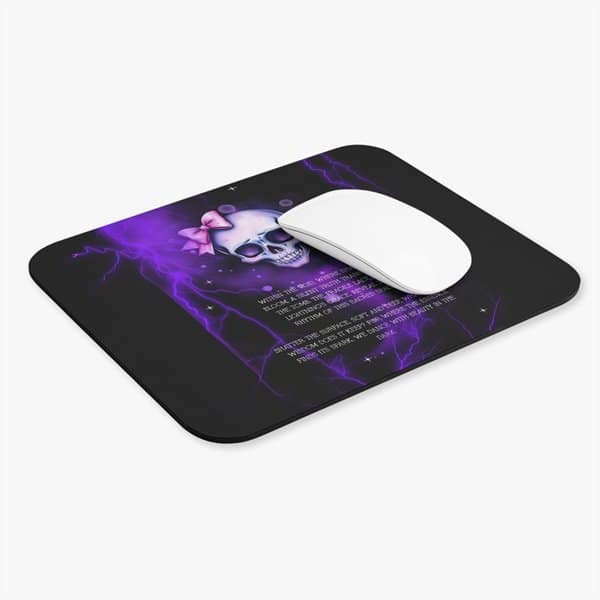 A Silent Truth Mouse Pad Context Mouse, 9_ × 8_