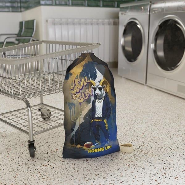 Horns Up Laundry Bag Context 1, 18_ × 29_