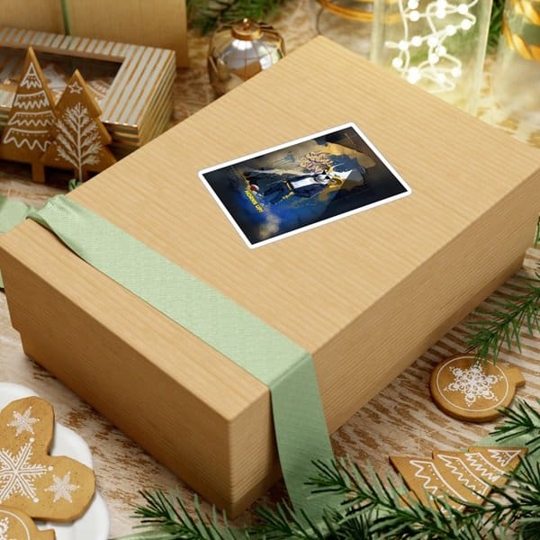 Horns Up Sticker Context 4, 4_ x 6_