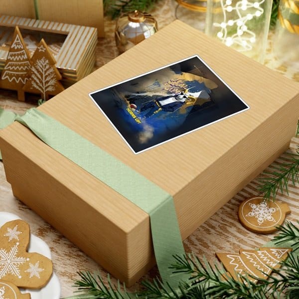 Horns Up Sticker Context 4, 6_ x 8_