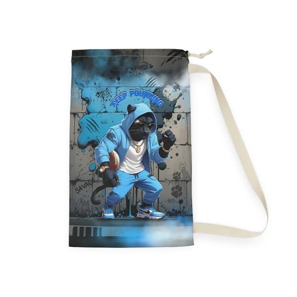 Keep Pounding Laundry Bag Front, 18_ × 29_